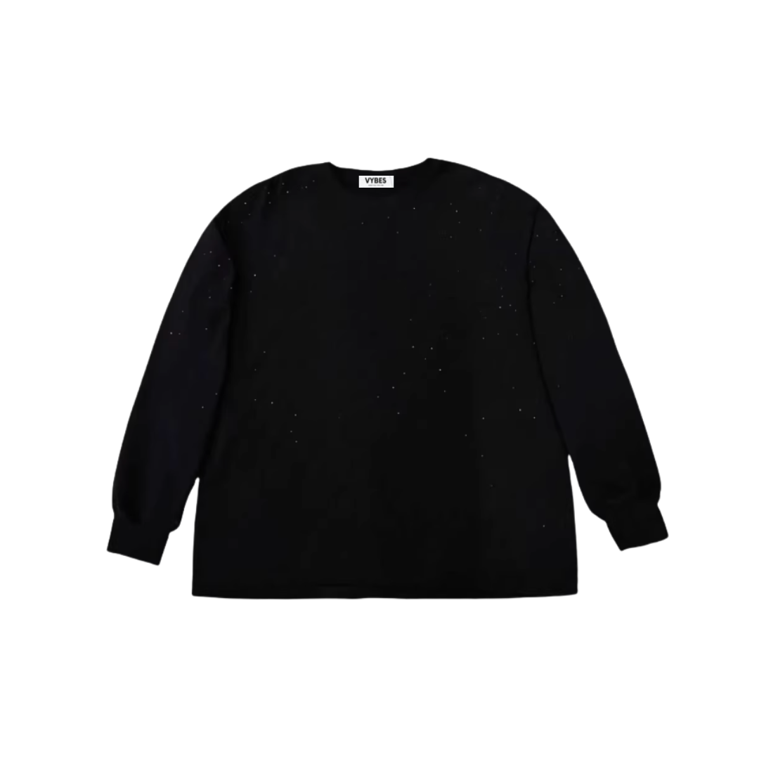 VYBES Rhinestone Galaxy スウェット VYBES Rhinestone Galaxy Crewneck | Comfort & Style