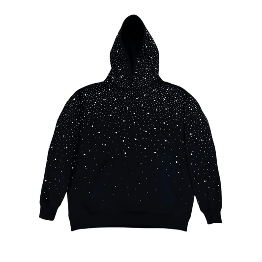 Rhinestone Galaxy Hoodie | Sparkling Style & Comfort