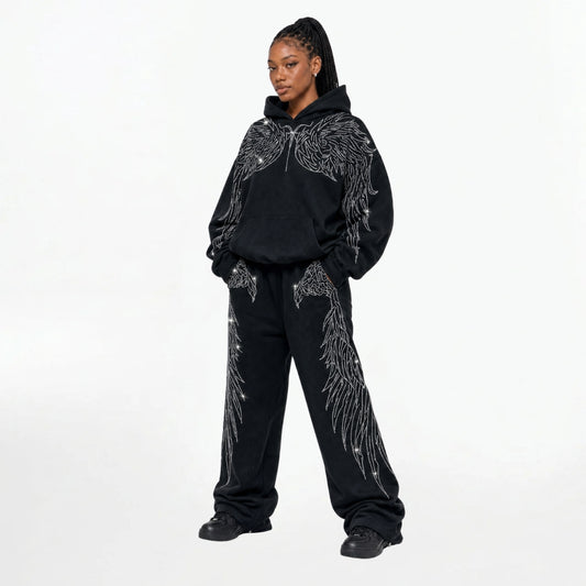 VYBES Angel Wings Sweatpants