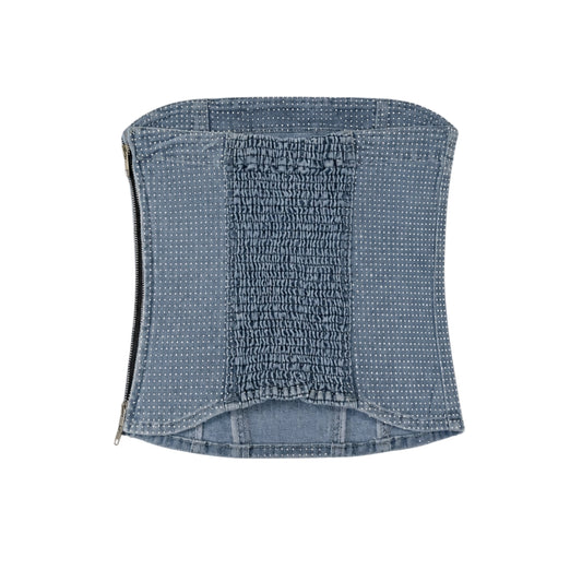 VYBES Rhinestone Women's Corset