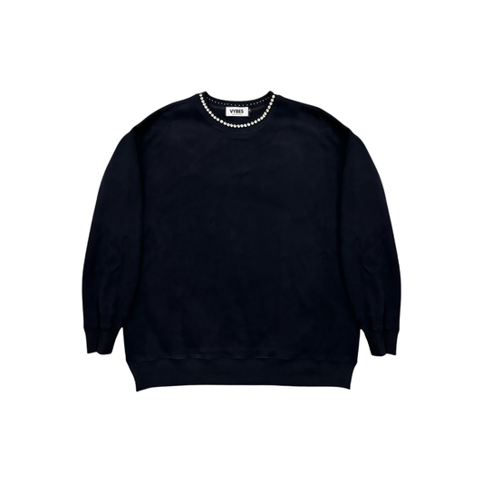 VYBES Iced Collar Crewneck