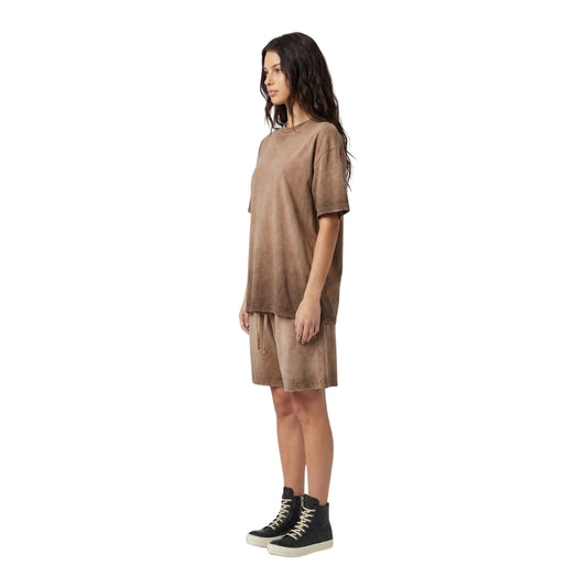 VYBES Basics Oversized Washed Shorts