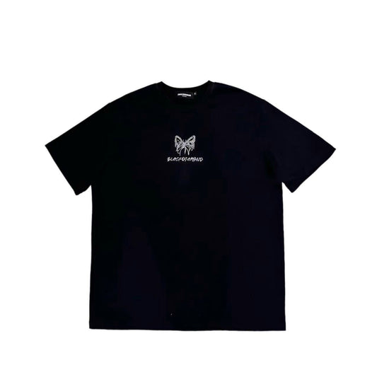VYBES Rhinestone Butterfly Tee | Streetwear Style Fashion