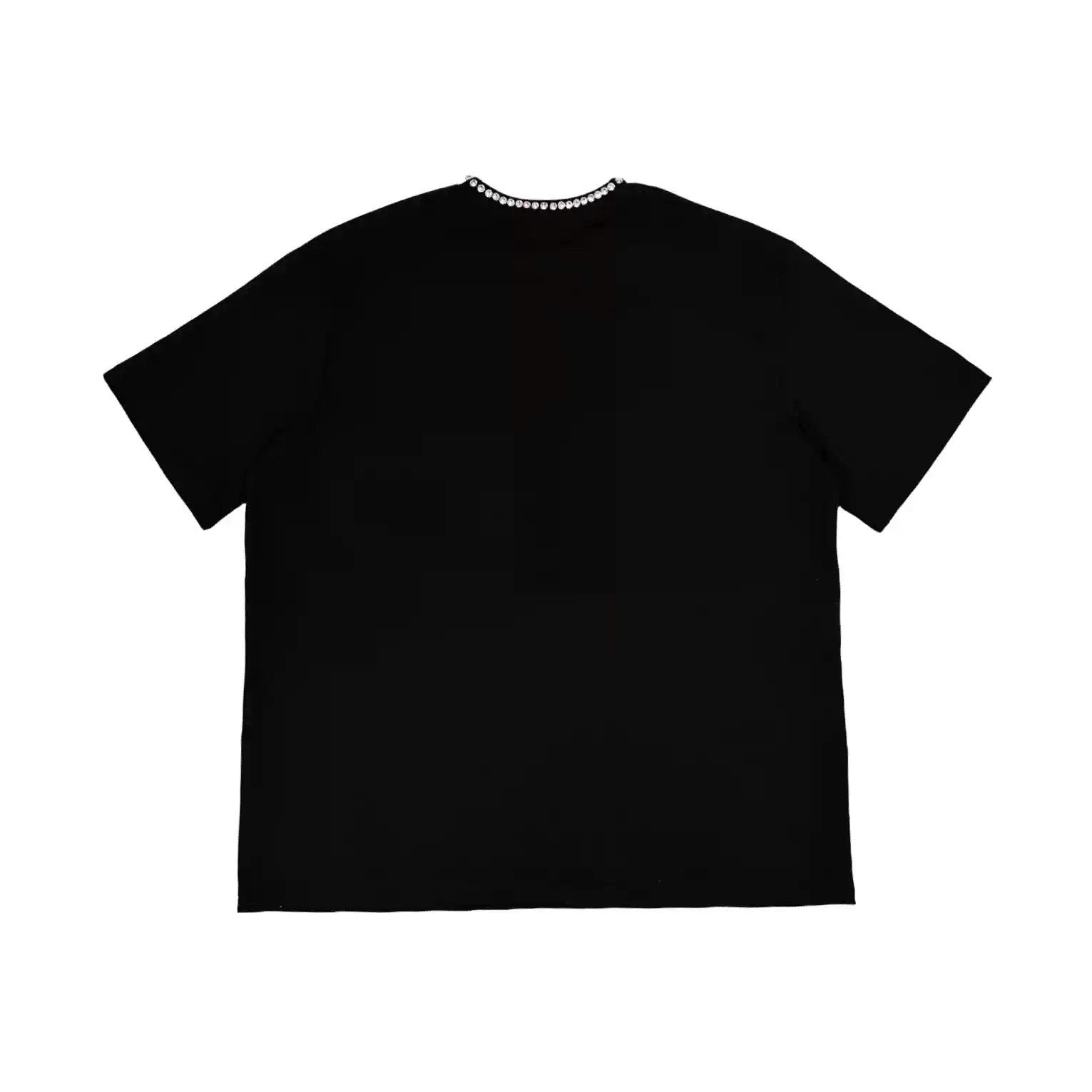Rhinestone Iced Collar Tee