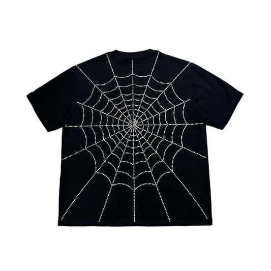 VYBES Rhinestone Web Tee
