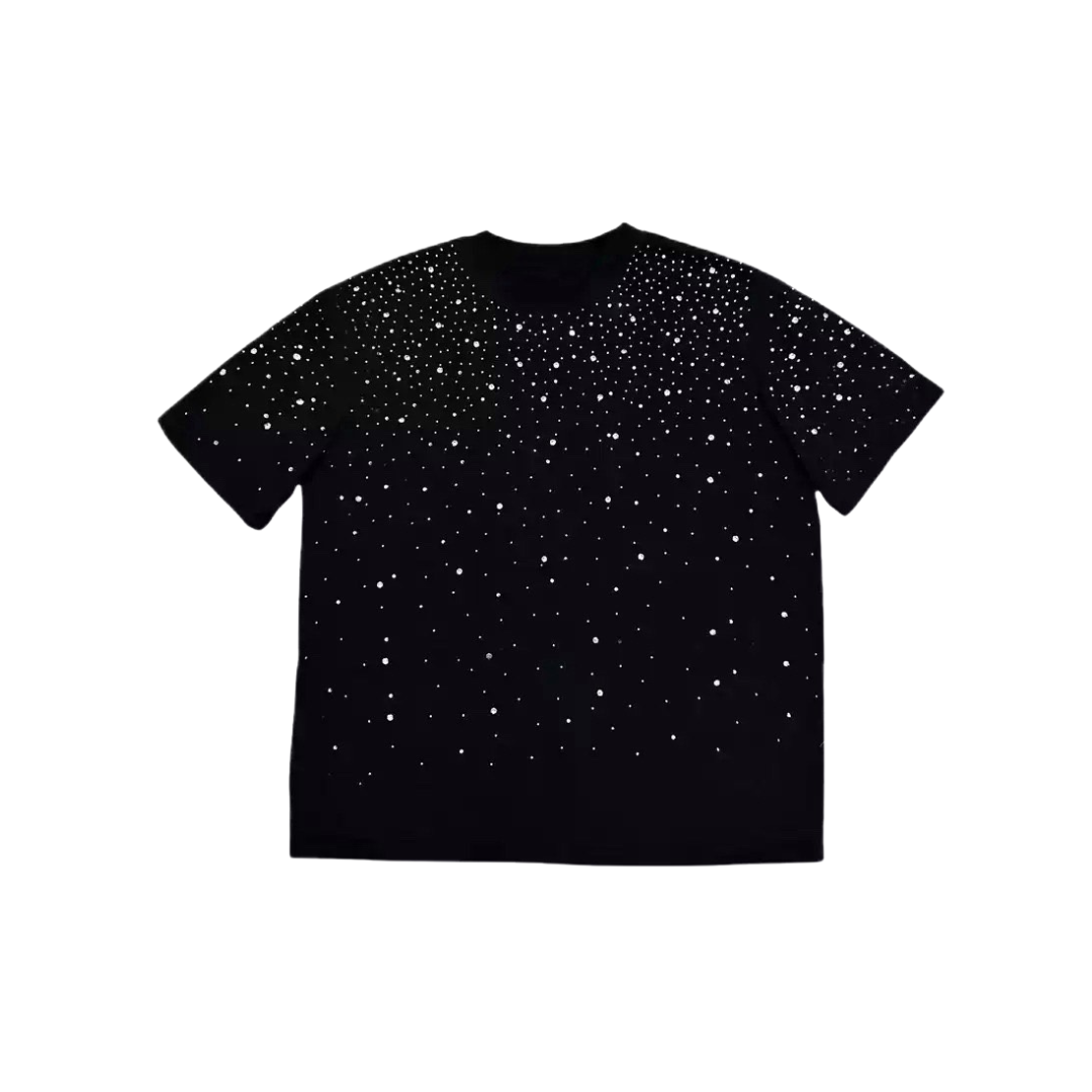 VYBES Big Rhinestone Tee | Streetwear Style & Urban Fashion
