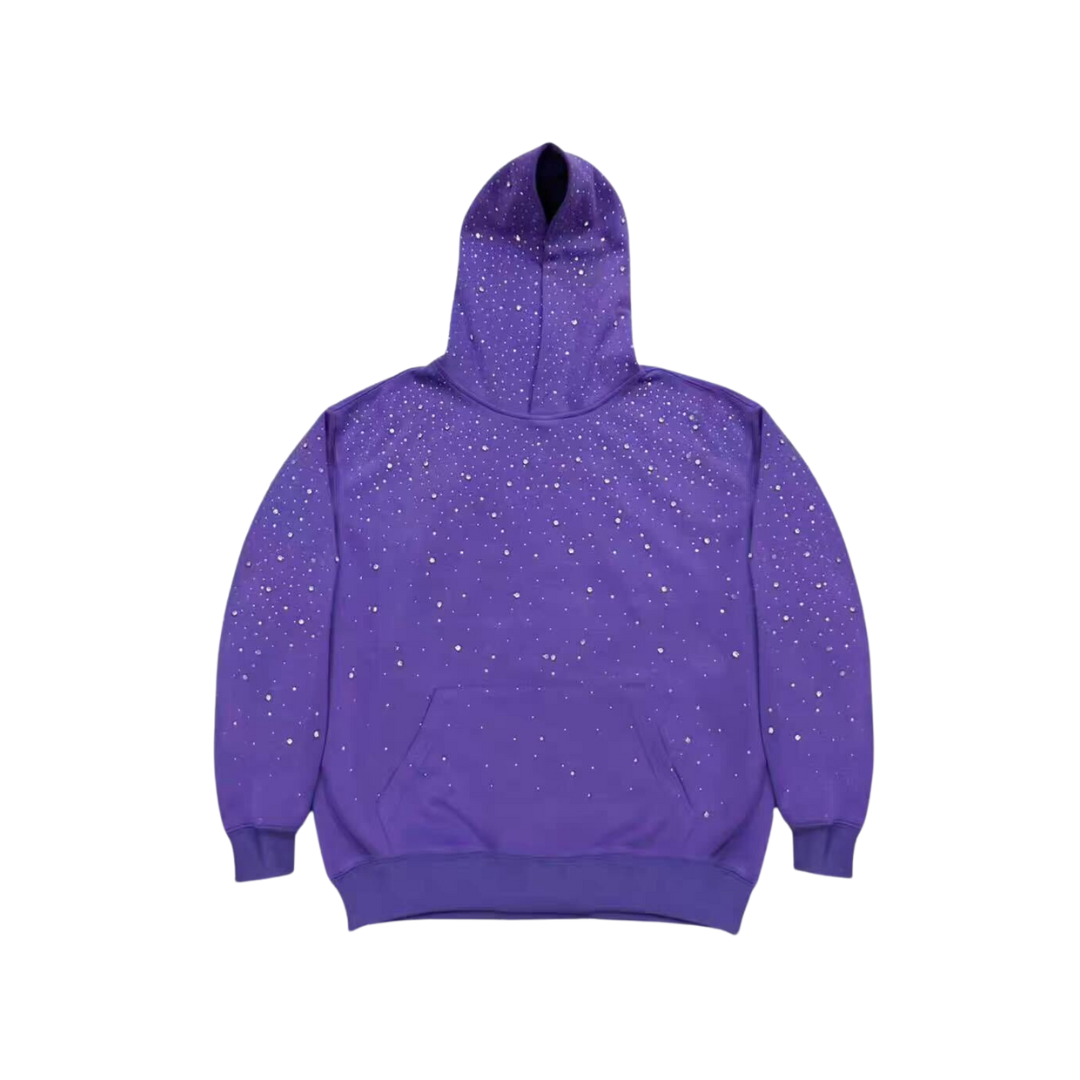 VYBES Rhinestone Galaxy Hoodie | Sparkling Style & Comfort VYBES Rhinestone Galaxy Hoodie | Sparkling Style & Comfort