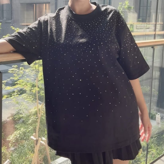 VYBES Classic Rhinestone Tee