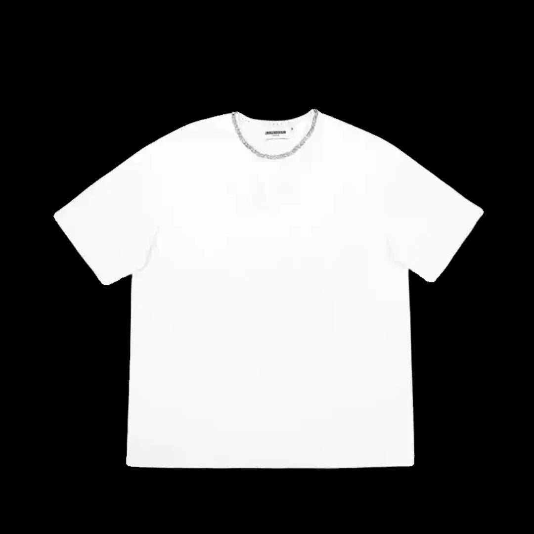 Rhinestone Iced Collar Tee