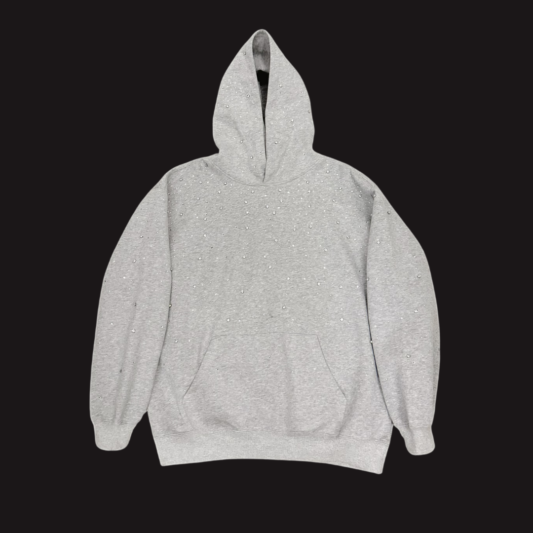 VYBES Rhinestone Galaxy Hoodie | Sparkling Style & Comfort