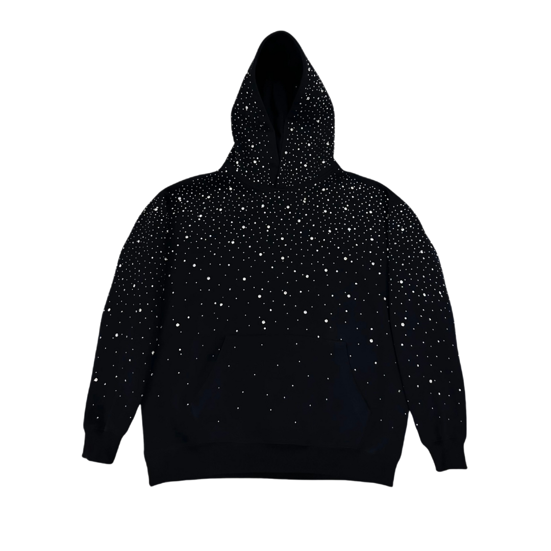 【VYBES】Rhinestone Galaxy Hoodie Sサイズ VYBES Rhinestone Galaxy Hoodie | Sparkling Style & Comfort