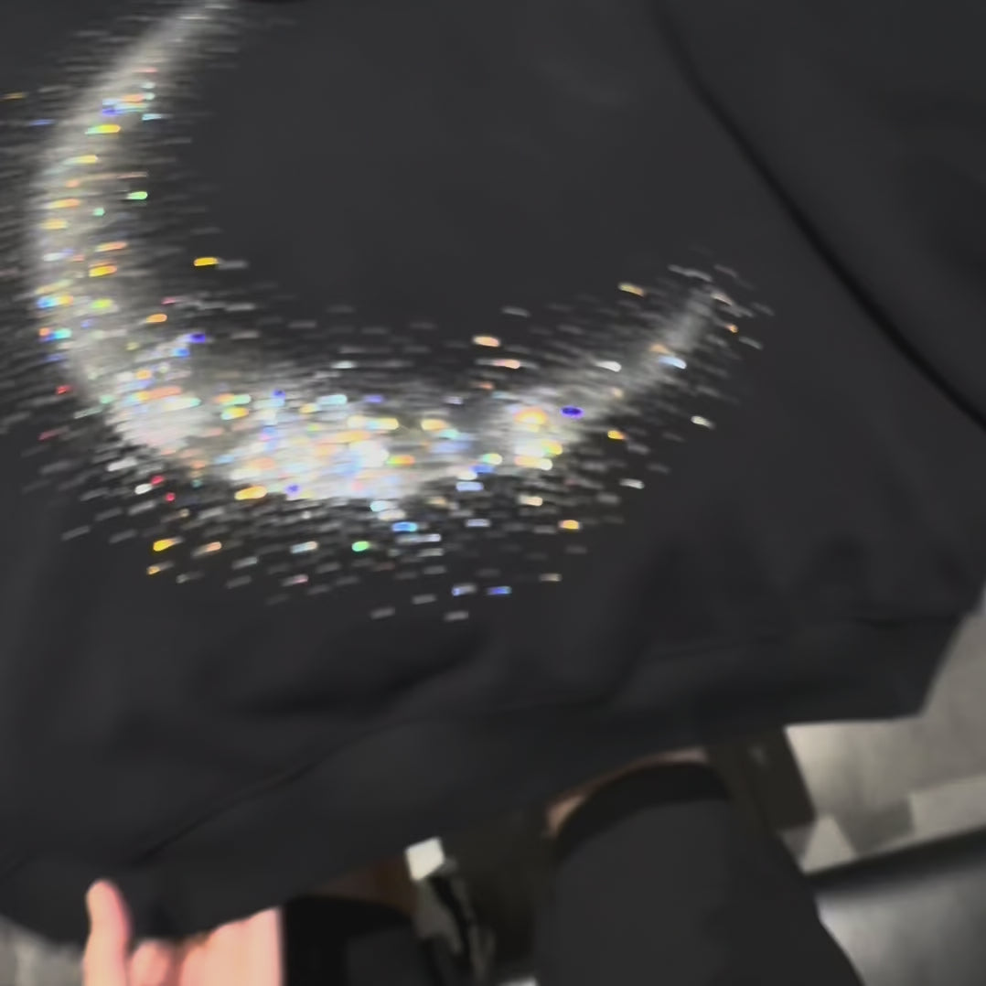 VYBES Rhinestone Galaxy Crewneck | Comfort & Style